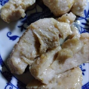 鶏むね肉のごま焼き